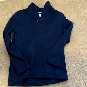 Boys blue fleece pullover.  Size large (10/12)
